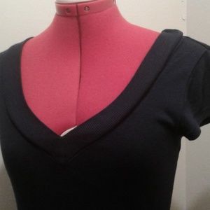 Express Basic Navy Tee